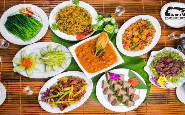 Quán Ăn Trâu Ngon Quán - Trâu Tươi Giật Từ Sơn