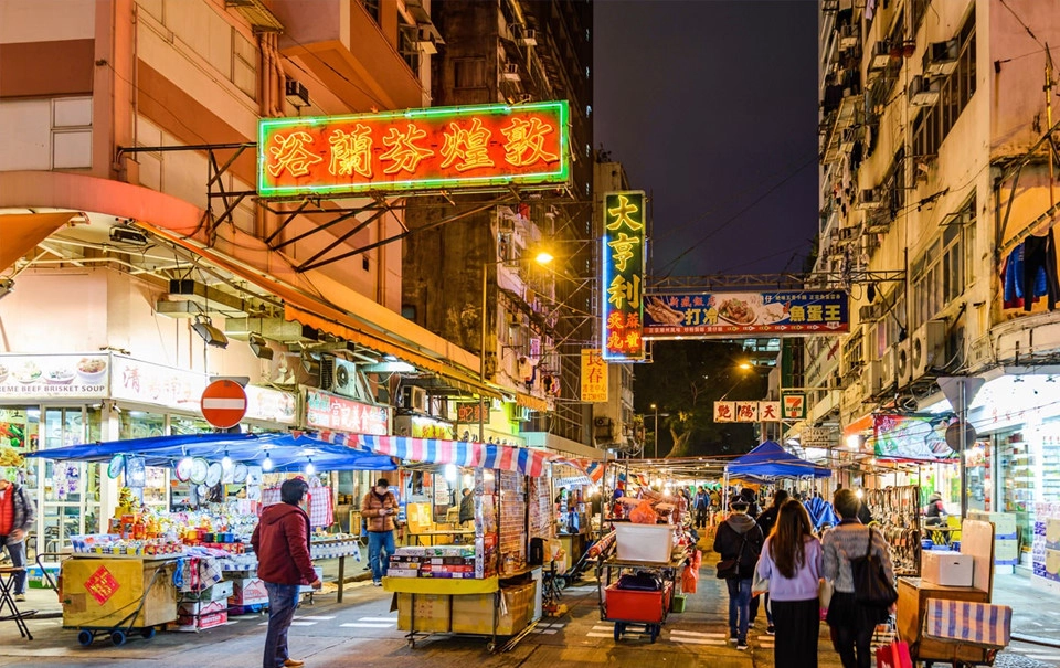 10 khu chợ đường phố nổi tiếng ở Hong Kong