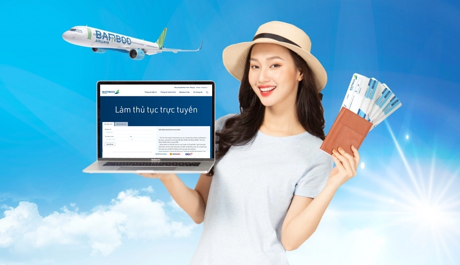 Bamboo Airways triển khai làm thủ tục trực tuyến từ sân bay Phú Quốc