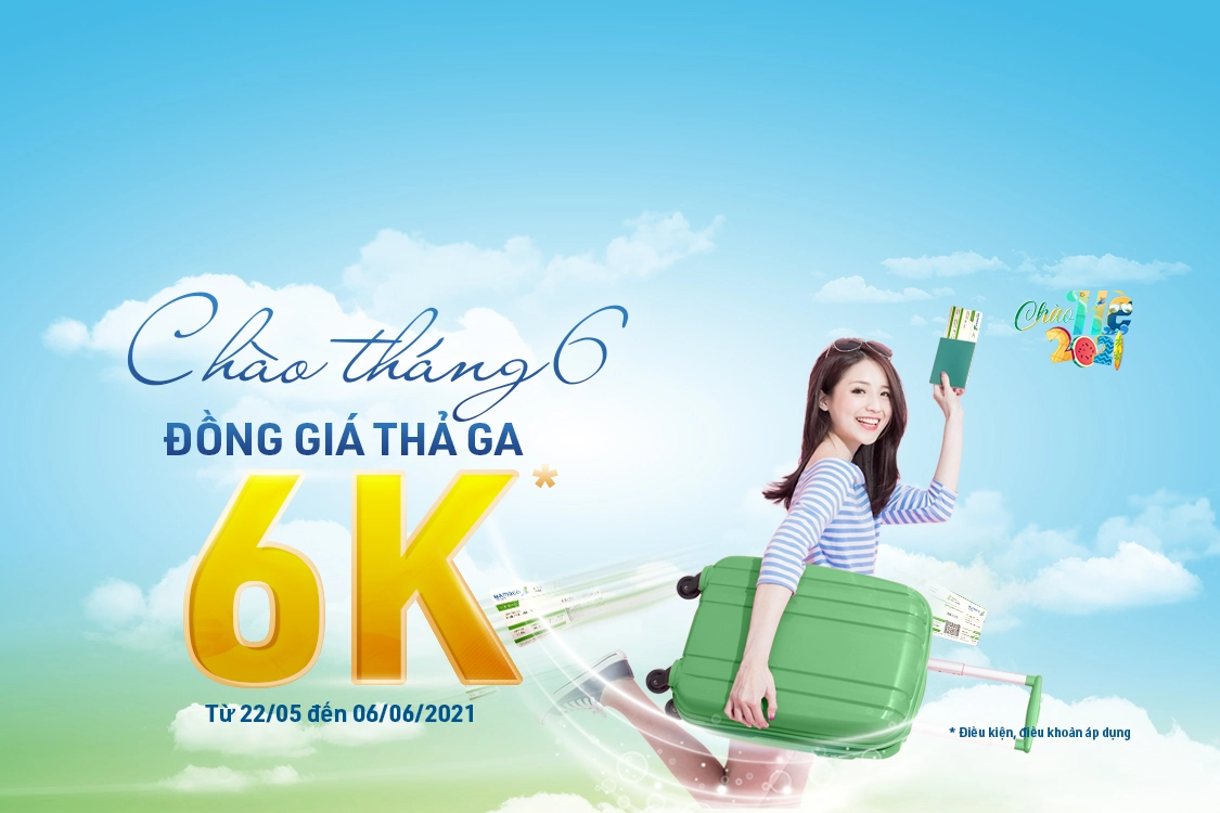 Bamboo Airways tung khuyến mãi “Siêu sale chào tháng 6″ cực hot