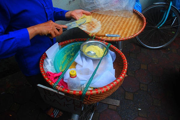 Bánh đa kê - món quà vặt dân dã của người Hà Nội
