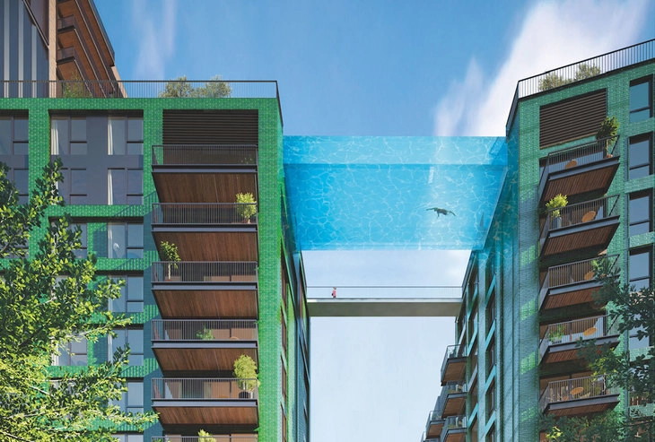 Bể bơi Sky Pool ở Anh trên trời bị yêu cầu đóng cửa