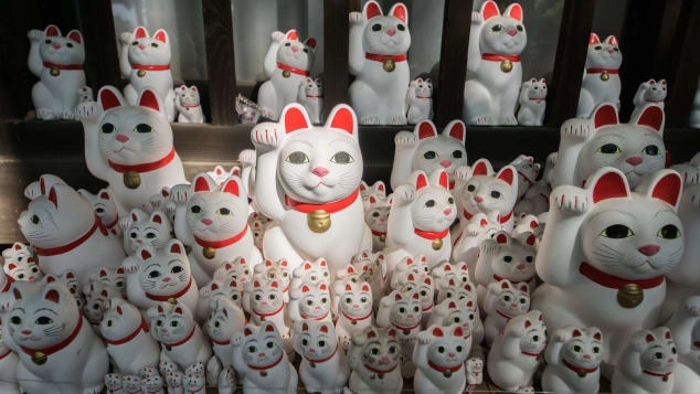 Bí mật về chú mèo may mắn Maneki Neko hay được mua làm đồ lưu niệm