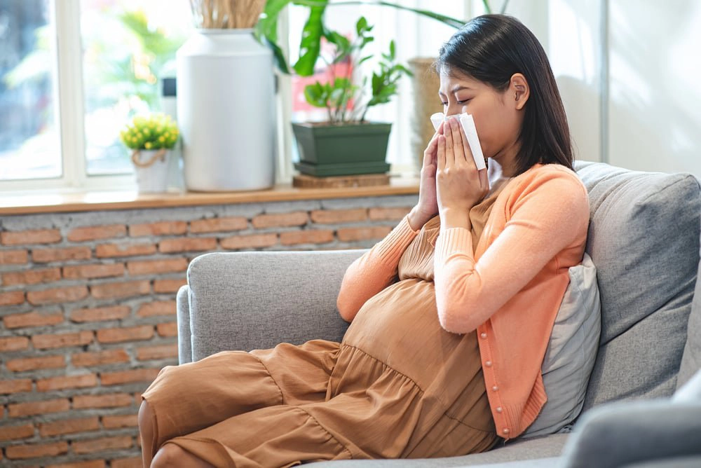 Cách giảm nghẹt mũi cho bà bầu