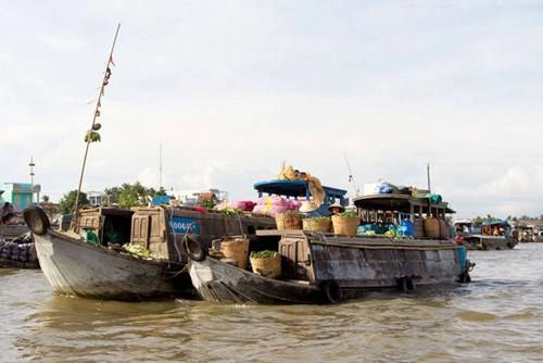Chợ nổi Cái Răng - điểm du lịch độc đáo miền Tây Nam Bộ