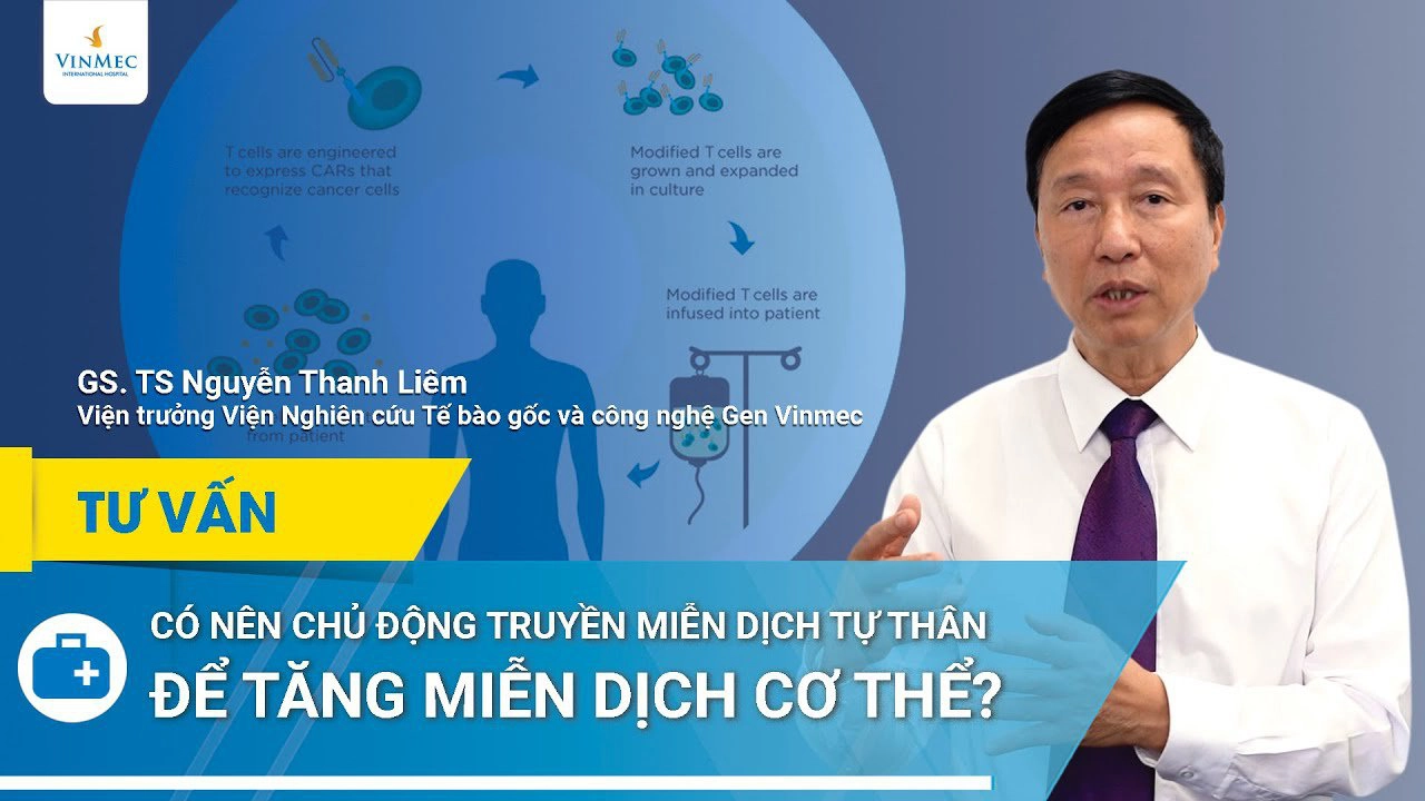 Chủ động truyền miễn dịch tự thân để tăng miễn dịch cơ thể