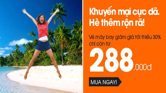 Chương trình “Khuyến mãi cực đã, Hè thêm rộn rã” của Jetstar