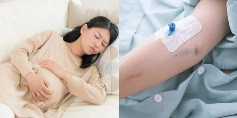 Có nên truyền nước cho bà bầu?