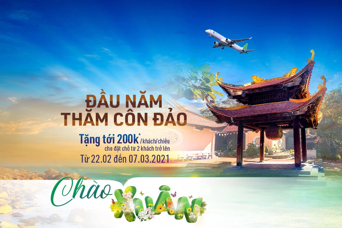Cùng Bamboo Airways đầu năm thăm Côn Đảo với khuyến mãi cực hấp dẫn