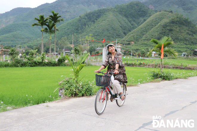 Đạp xe khám phá thiên nhiên quanh khu du lịch Hòa Bắc Đà Nẵng