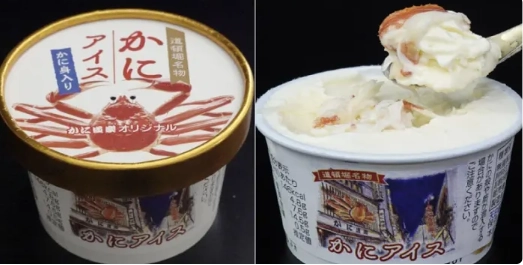Độc lạ món kem thịt cua gây sốt ở Nhật Bản