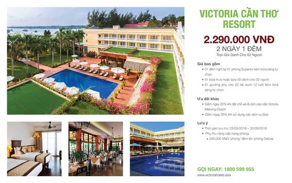 Du lịch Cần Thơ: Ở resort 4 sao, ăn chơi ‘toẹt ga’ chưa tới 2 triệu đồng