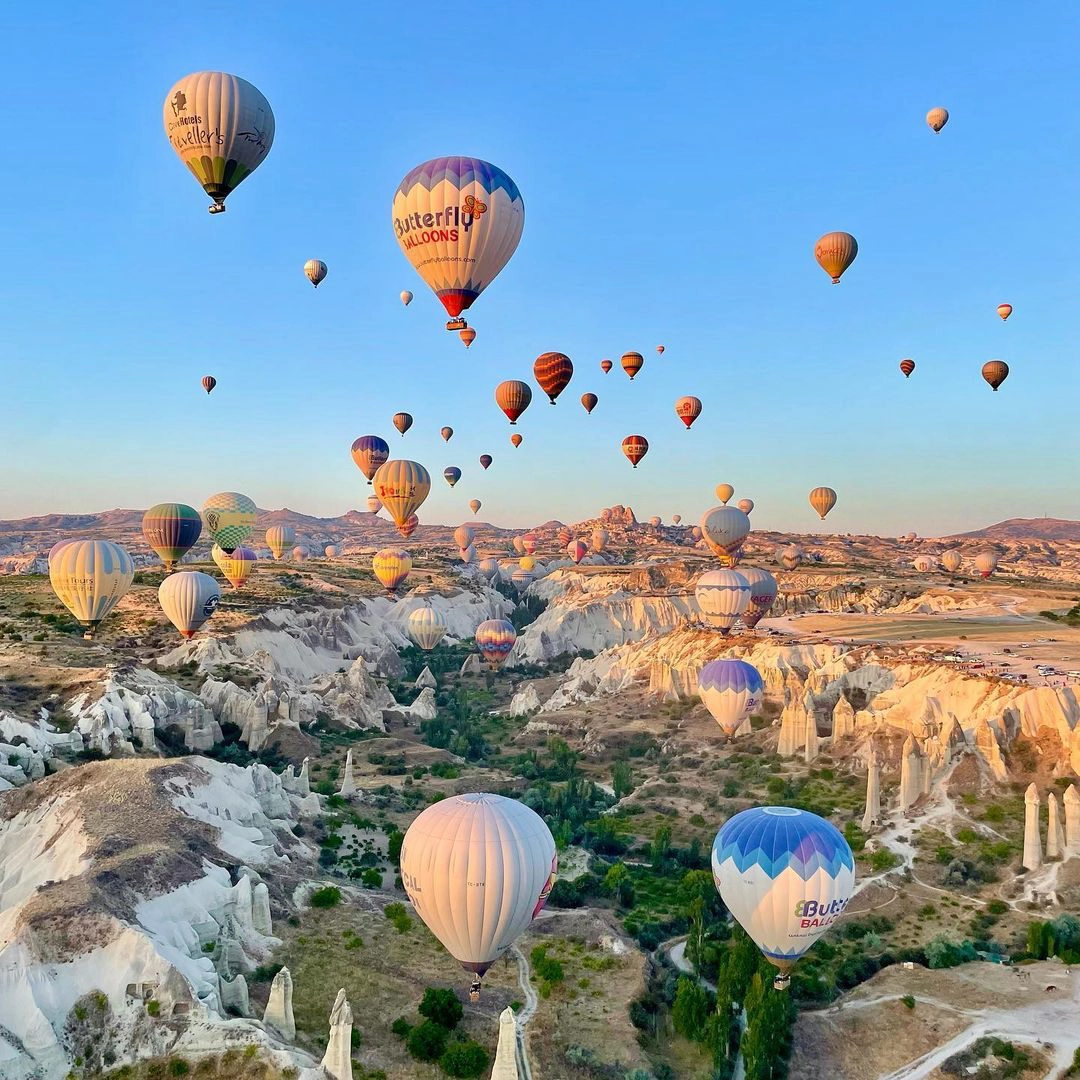 Du lịch Thổ Nhĩ Kỳ - Ngắm khinh khí cầu ở “thành phố ngầm” Cappadocia