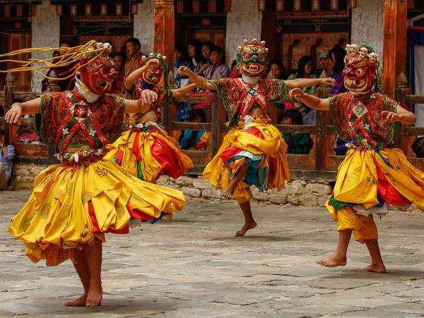 Hình ảnh quốc gia Phật giáo Bhutan thanh bình