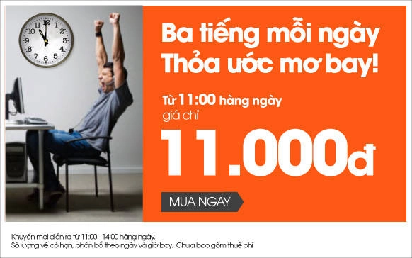 Jetstar: Ba tiếng mỗi ngày - Thỏa ước mơ bay
