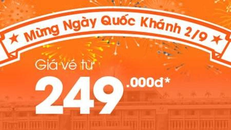 Jetstar bán loạt vé 249.000 đồng dịp 2/9