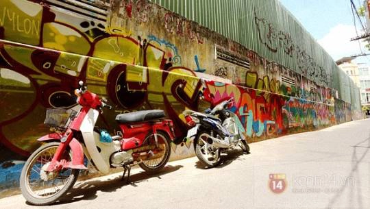 Khám phá con hẻm Graffiti đặc biệt giữa lòng Sài Gòn