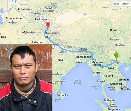 Lưu lạc 5.800 km từ Mèo Vạc sang tận Pakistan