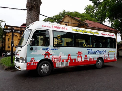Miễn phí đi xe ‘Hop on Hop off’ ở Hà Nội