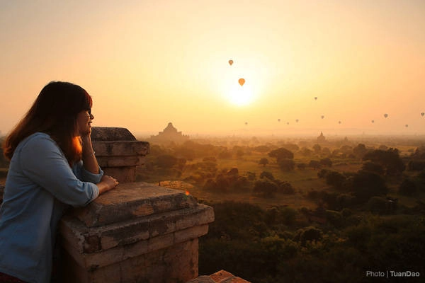 Ngắm bình minh - trải nghiệm khó quên khi du lịch Bagan