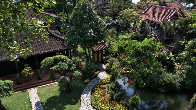 Ngôi chùa rợp bóng cây giữa đất võ Bình Định