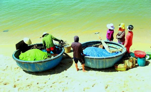 Nhộn nhịp làng chài vùng biển vắng Bình Thuận