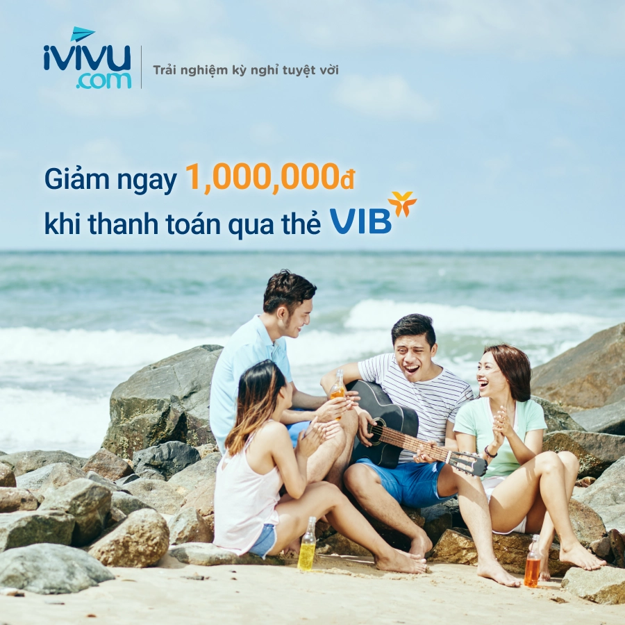 placevietnam.com giảm ngay 1 triệu đồng cho khách hàng là chủ thẻ VIB