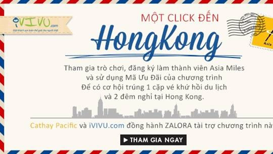 placevietnam.com tài trợ chương trình Một Click Đến Hong Kong