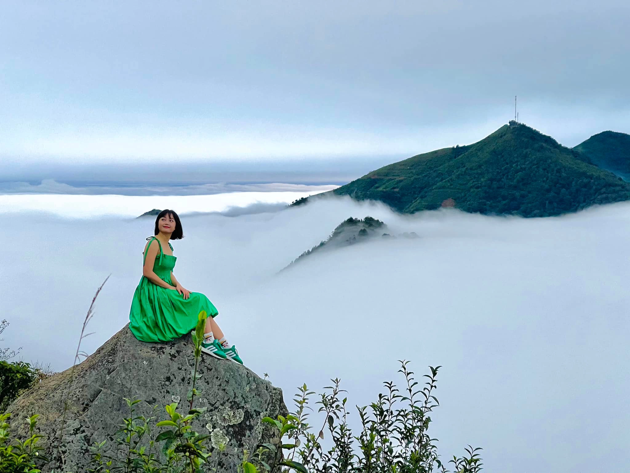 Săn mây trên đỉnh Tà Xùa trong hành trình tour Mộc Châu 2N1Đ