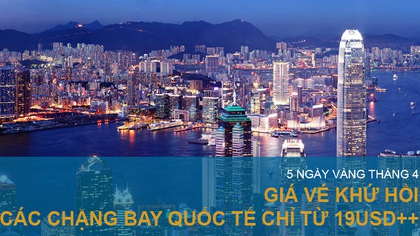 Săn vé máy bay giá rẻ với hàng loạt chương trình khuyến mãi cuối tháng 4