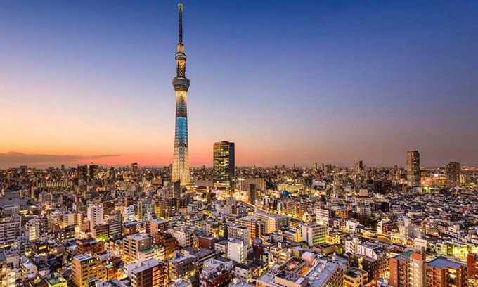 Tháp Tokyo Skytree - nơi thời gian trôi nhanh hơn