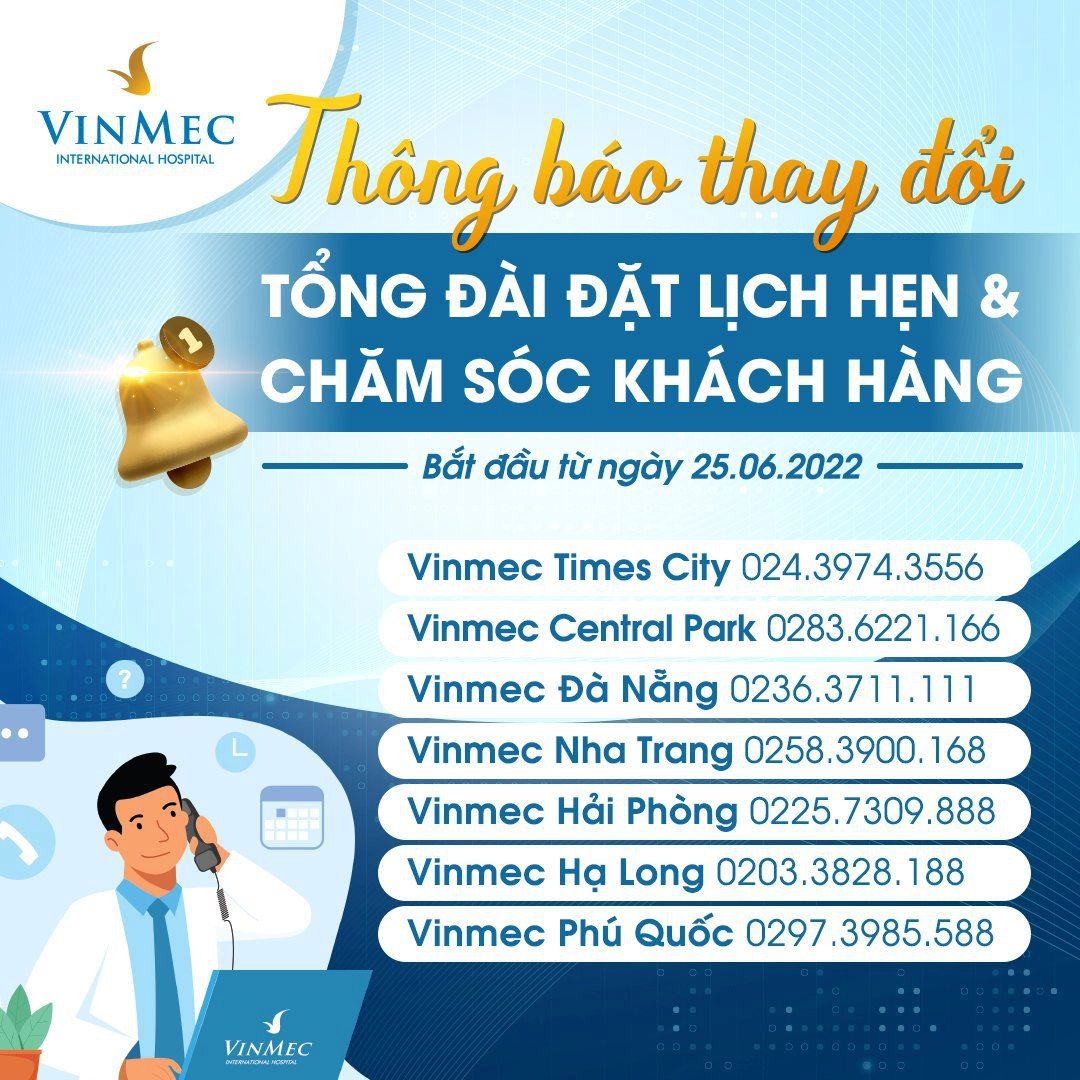 Thông báo thay đổi số điện thoại chăm sóc khách hàng