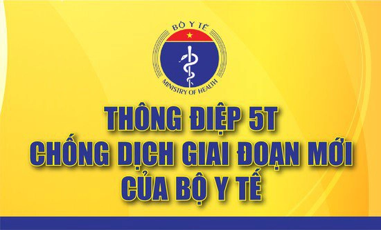 Thông điệp 5T chống dịch giai đoạn mới