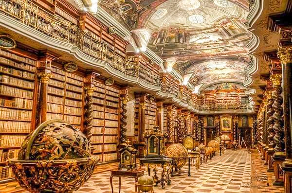 Thư viện Klementinum có kiến trúc đẹp bậc nhất thế giới