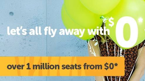 Tiger Airways mở bán vé 0 USD bay từ Singapore