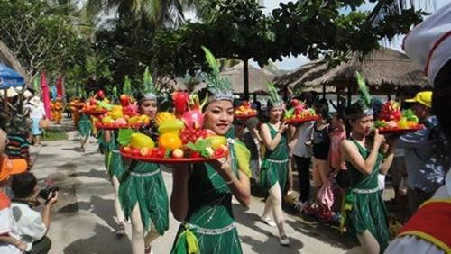 Tưng bừng lễ hội Hoa quả sơn ở đảo Khỉ