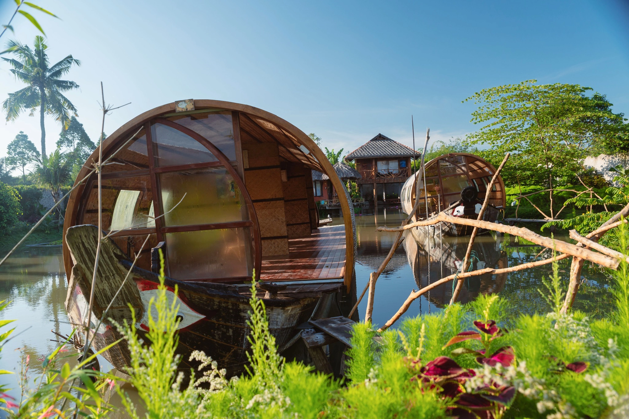 Về Cần Thơ trải nghiệm nghỉ dưỡng ở thuyền phòng bao độc lạ ở Mekong Silt Ecolodge 