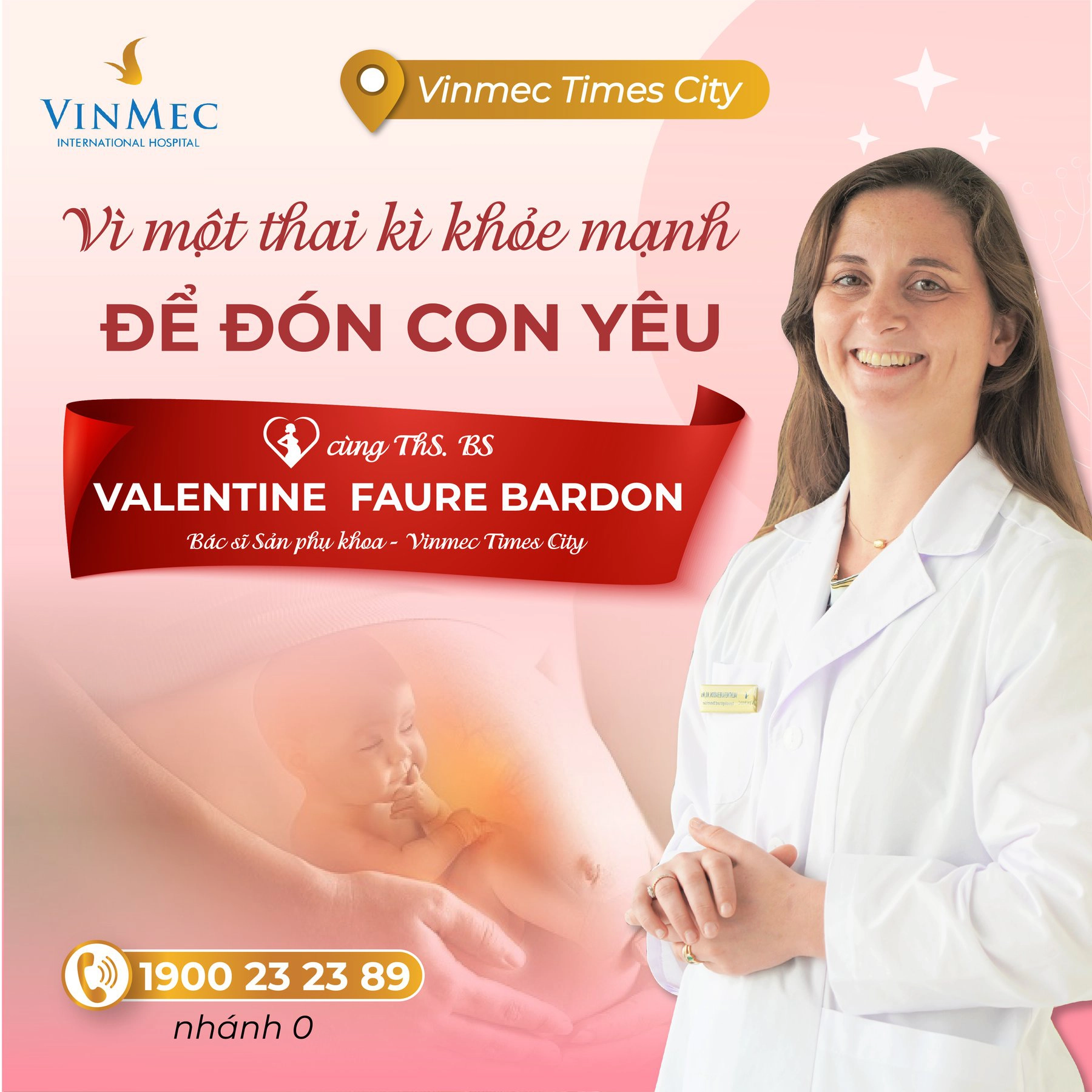 Vì một thai kỳ khoẻ mạnh để đón con yêu cùng ThS.BS Valentine  Faure Bardon (Đại học Paris - Pháp)