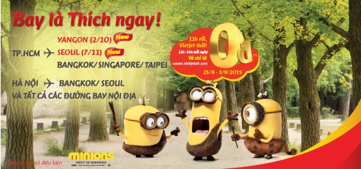 Vietjet tung 400.000 vé máy bay 0 đồng chỉ trong 8 ngày