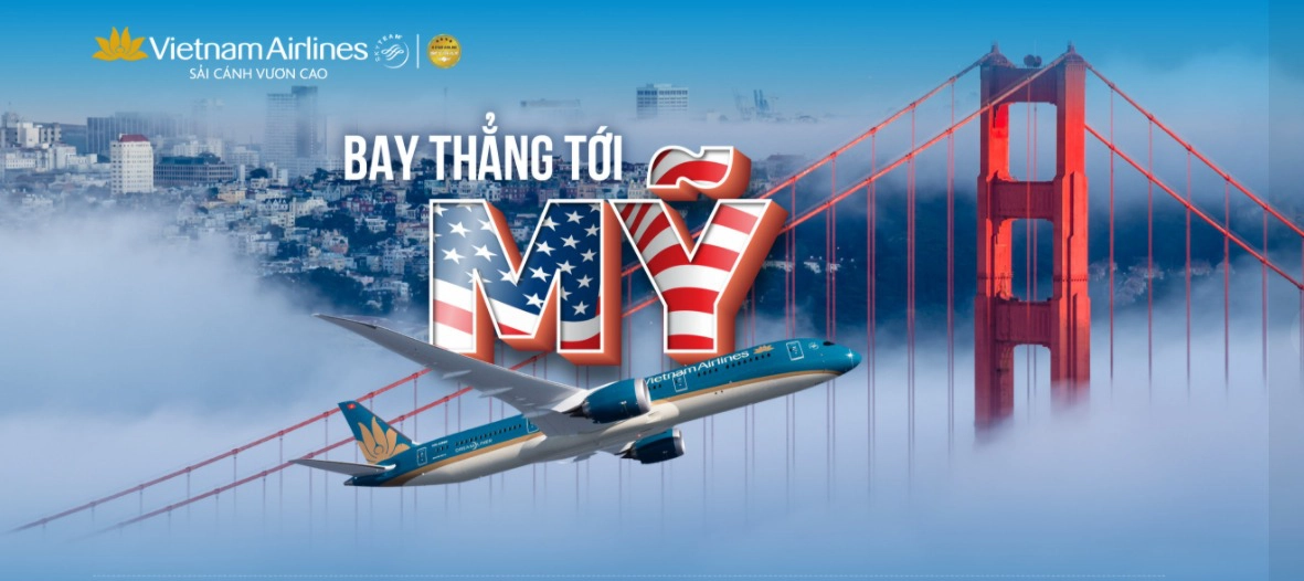 Vietnam Airlines chính thức khai thác đường bay thẳng thường lệ Việt Nam - Mỹ 